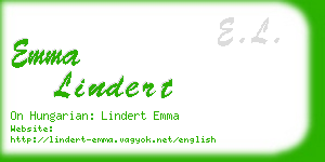 emma lindert business card